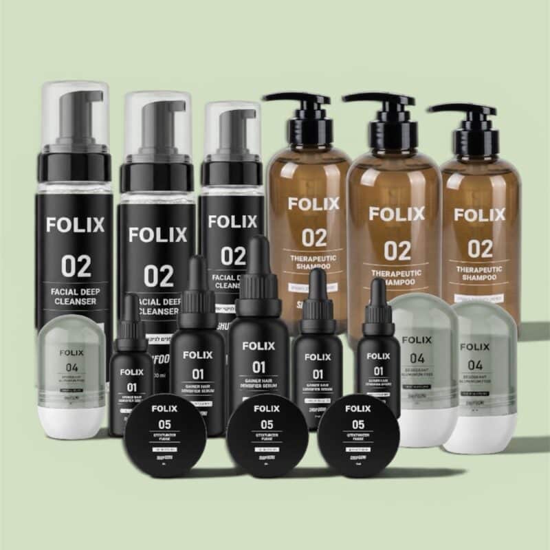 Folix מארז הצמחת שיער ל9 חודשים